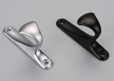Matt chrome and black decorative clothes hooks robe hook high quality