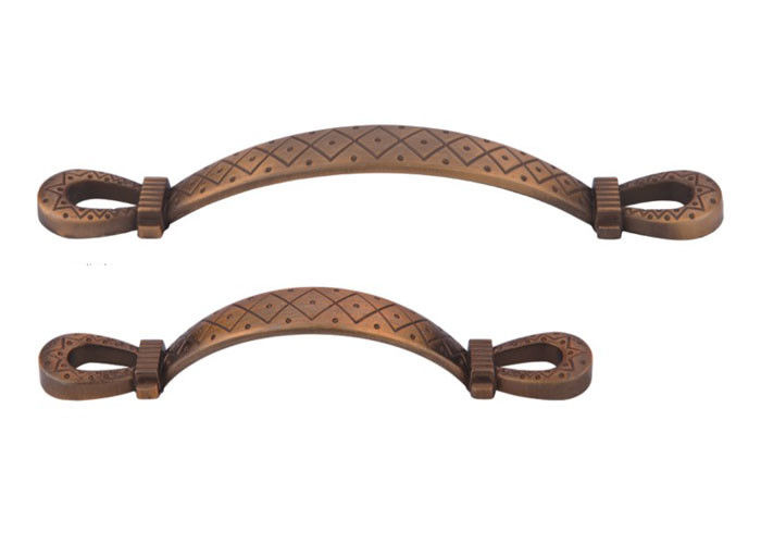 furniture hardware Drawer Furniture Pull Handles Wardrobe cabinet pull handles in coffee color
